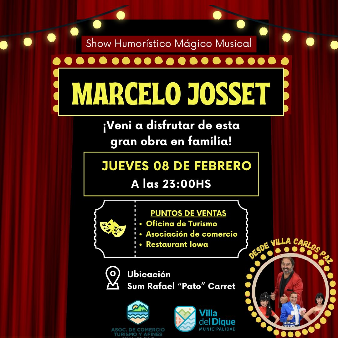 Marcelo Josset en Centro Cultural Pato Carret