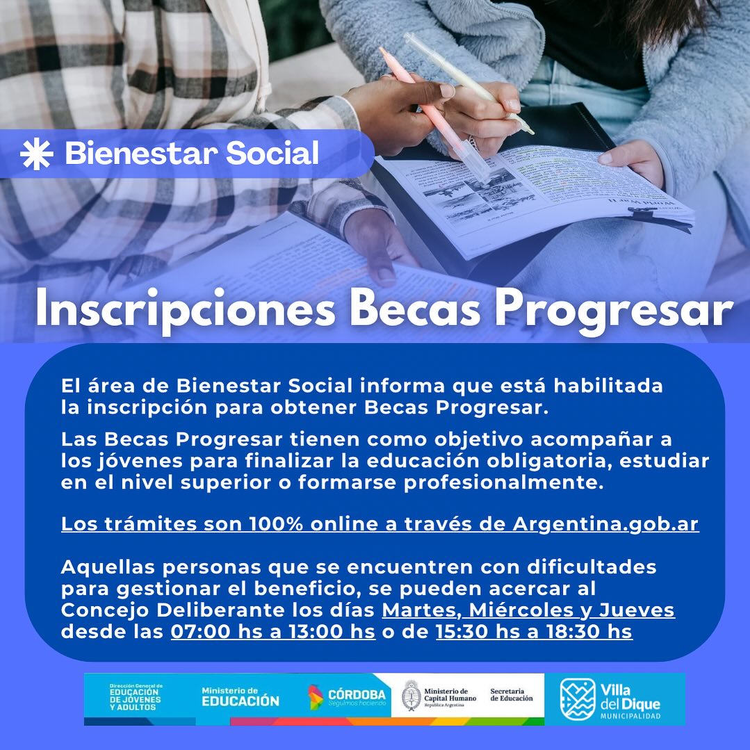 Apertura de inscripciones a Becas Progresar 2024