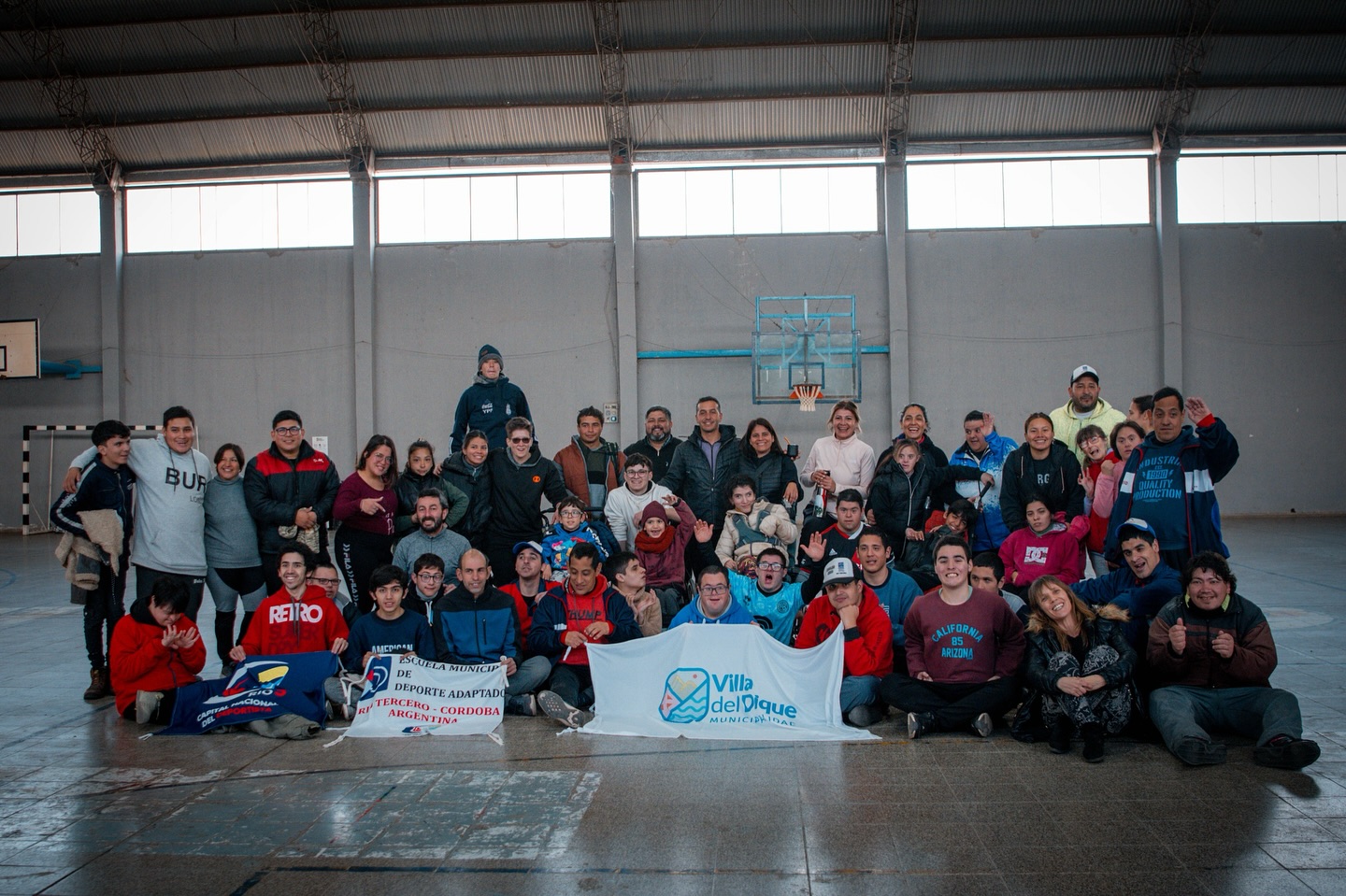 Delegación de deporte adaptado de Villa del Dique en Río Tercero