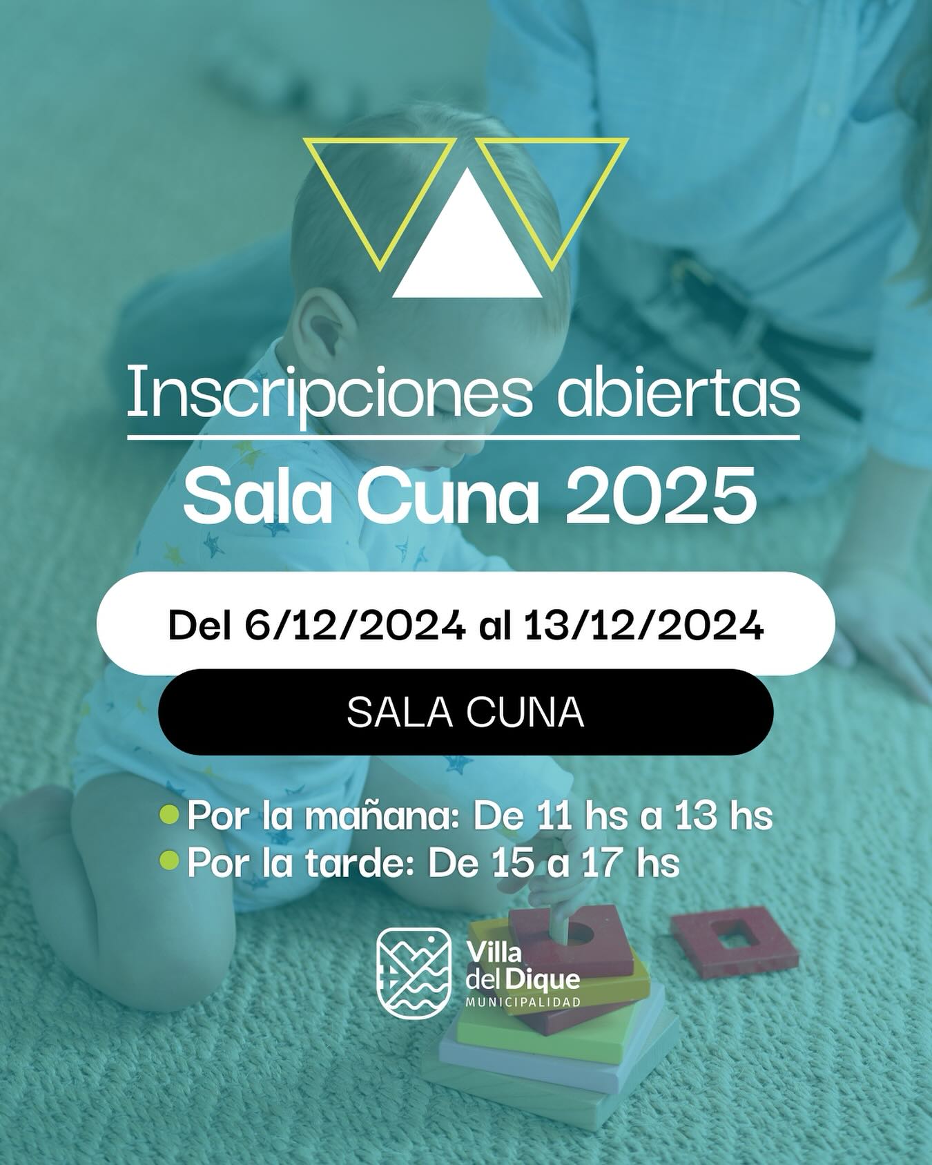 Inscripciones abiertas para la Sala Cuna municipal