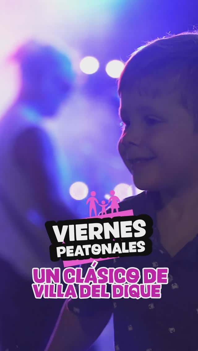Noche de Viernes Peatonal en Villa del Dique