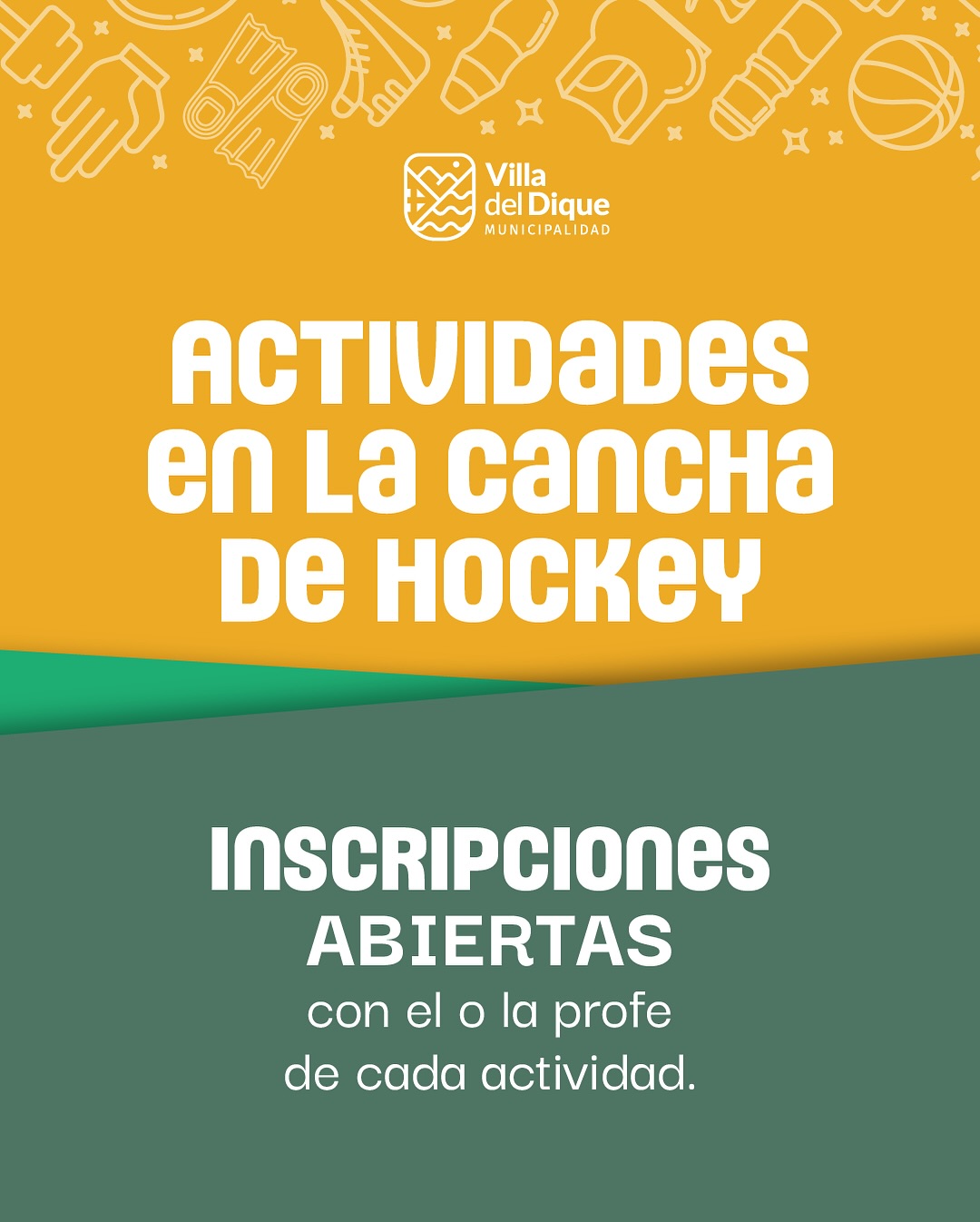 Entrenamientos de hockey en Villa del Dique