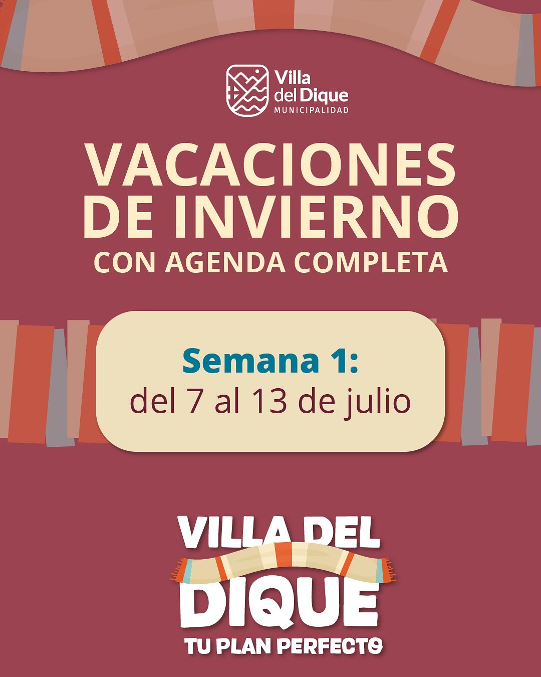 Agenda de Vacaciones de Invierno en Villa del Dique