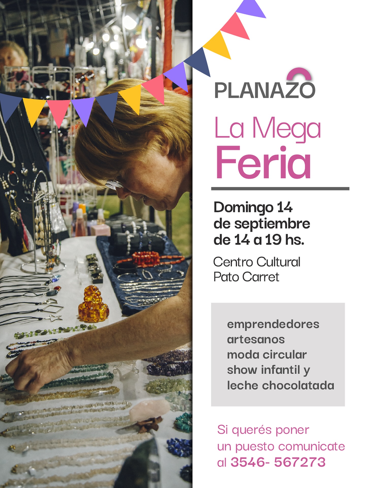 Mega Feria en Centro Cultural Pato Carret