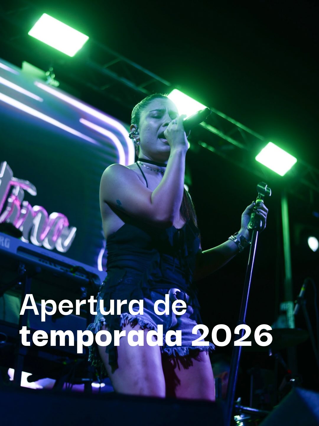Show de Valentina Márquez en la Apertura de Temporada