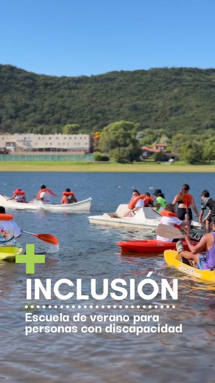 Jornada de kayak inclusivo en el Camping Municipal de Villa del Dique