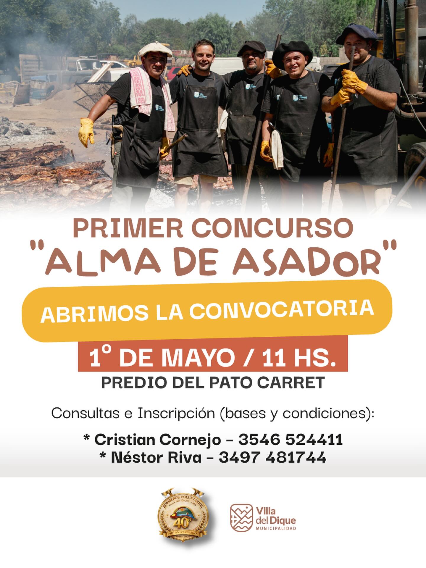 Concurso Alma de Asador en el Predio Pato Carret de Villa del Dique