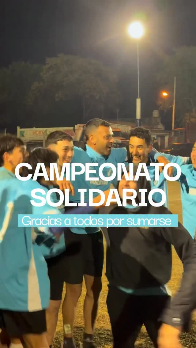 Equipos participantes del torneo de fútbol solidario
