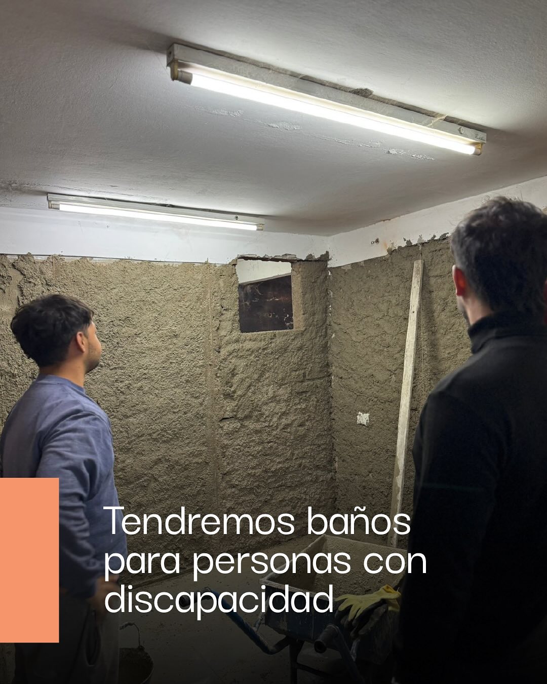 Tendremos baños para personas con discapacidad