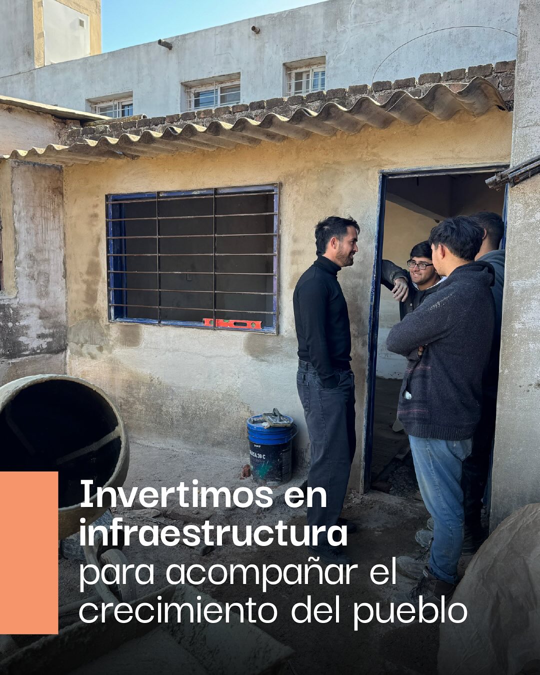 Invertimos en infraestructura para acompañar el crecimiento del pueblo