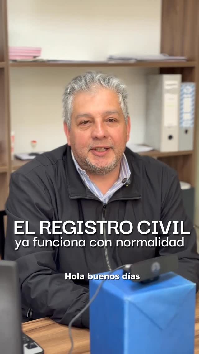 El Registro Civil de Villa del Dique retoma su atención con normalidad